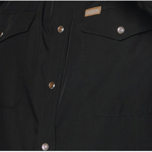 Dixxon Flannel Co The Outlaw Black Long Sleeved Shirt Snap Front Size 2X - Picture 4 of 4